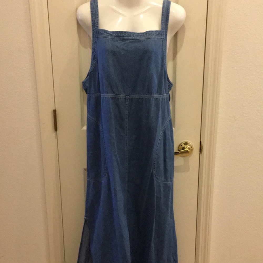 Full-Length Denim Dress